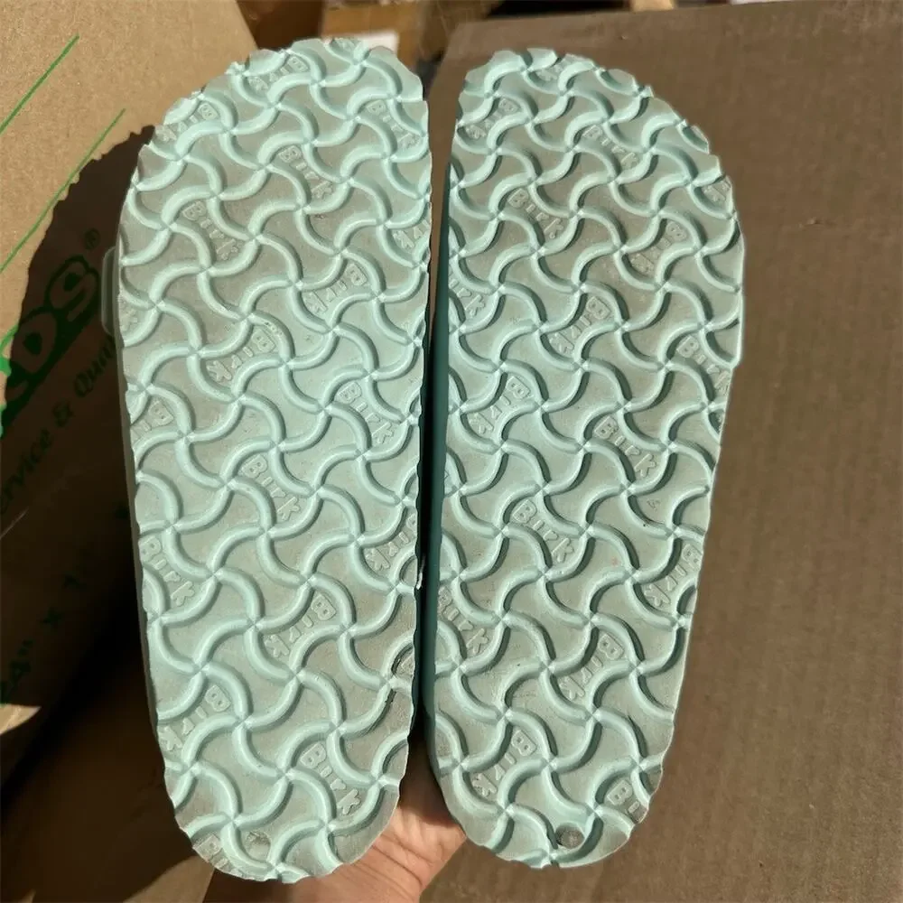 Birkenstock Arizona EVA Sandals Womens Surf Green Stealth Buckle EU 39 / US 8